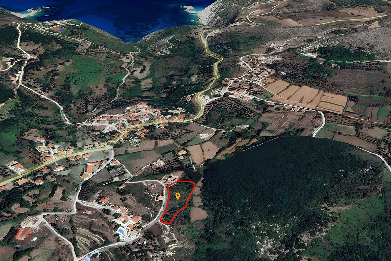 Οικόπεδο κοντά σε δίκτυα στην Αγ. Θέκλη - Κωδ. Ακινήτου 3363