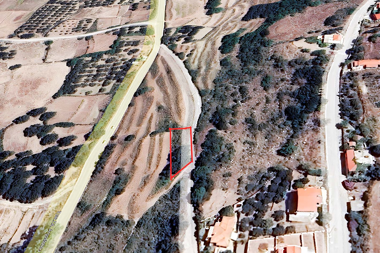 αγροτεμάχιο με μεγάλη πρόσοψη στα Κοντογουράτα - Κωδ. Ακινήτου 3364