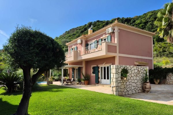 view of the two storey villa in Katelios - property id 3341