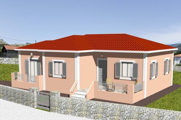 Construction proposal for ground floor in Kefalonia - property id 2076
