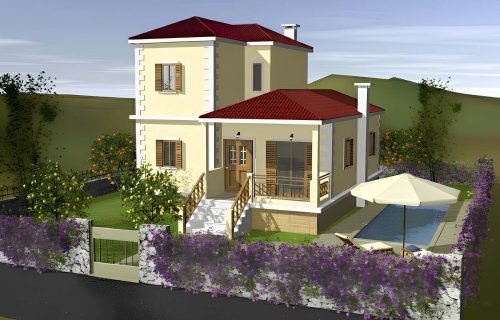 Proposal for the construction of a property in Kefalonia - property id 2077