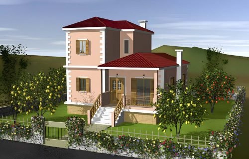 Πρόταση κατασκευής βίλας στην Κεφαλονιά - Κωδ. Ακινήτου 2077