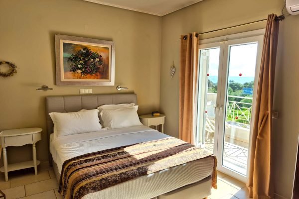 the second bedroom of the villa in Katelios - property id 3342