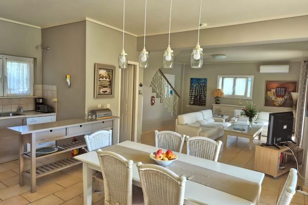 dining room of the villa in Katelios - property id 3342