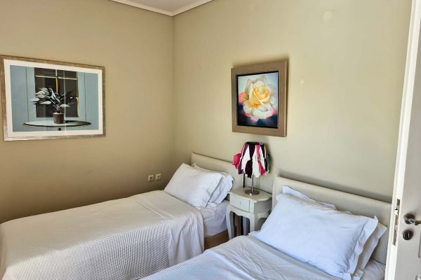 the first bedroom of the villa in Katelios - property id 3342