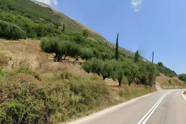 view of the parcel in Kontogourata - property id 3365