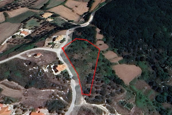 Άποψη οικοπέδου στην Αγ. Θέκλη - Κωδ. Ακινήτου 3363