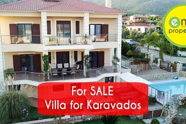 Luxury villa available for sale in Karavados - property id 3289