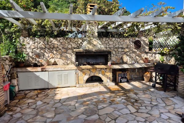 view of the bbq of the villa in Katelios - property id 3341