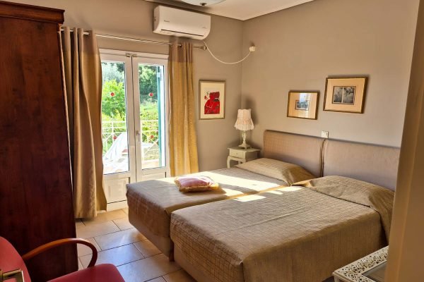 view of the first bedroom of the villa in Katelios - property id 3341