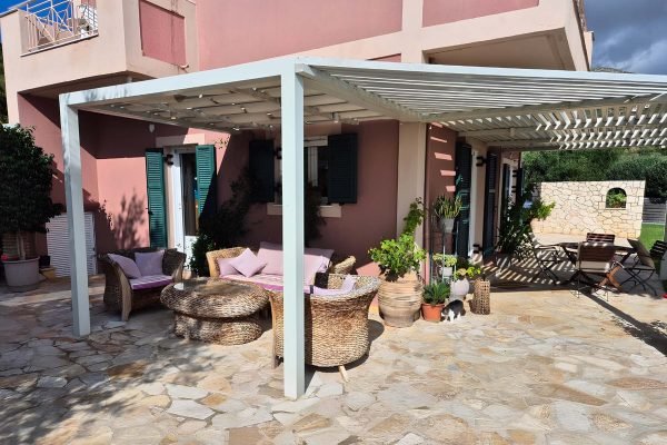 View of the patio of the villa in Katelios - property id 3341